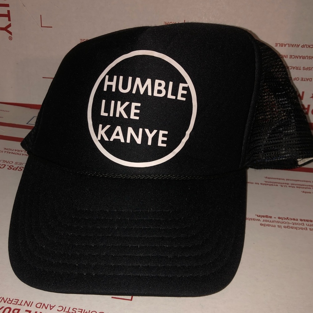 Humble Like Kanye West Black Trucker Hat